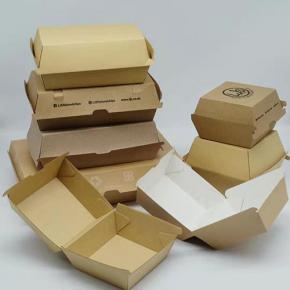 MicroFlute Paperboard Uncoated Take away Food Box