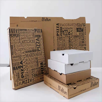 Customerized size and printed box for pizza and pasta