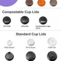 PS coffee cup lids