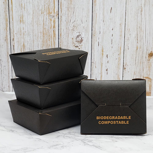 Biodegradable Kraft Paper Rectangular Takeout Food Container – Kraft Paper  Box